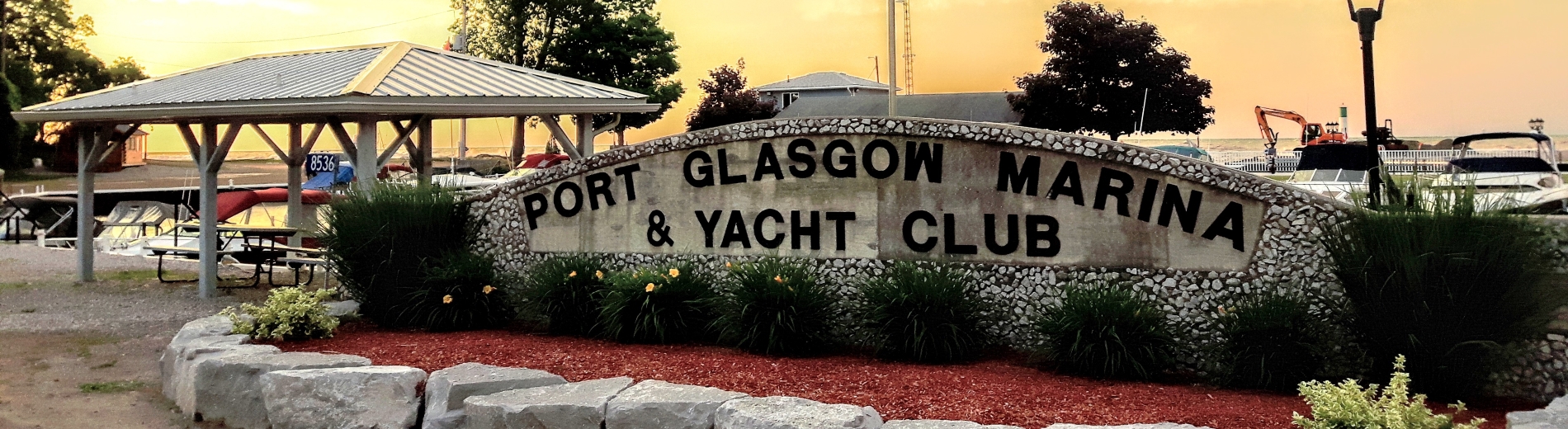 Port Glasgow Marina sign
